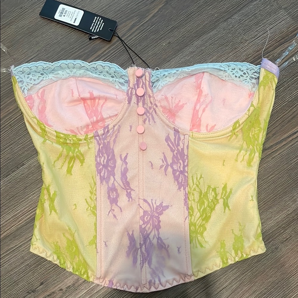 Multi color corset